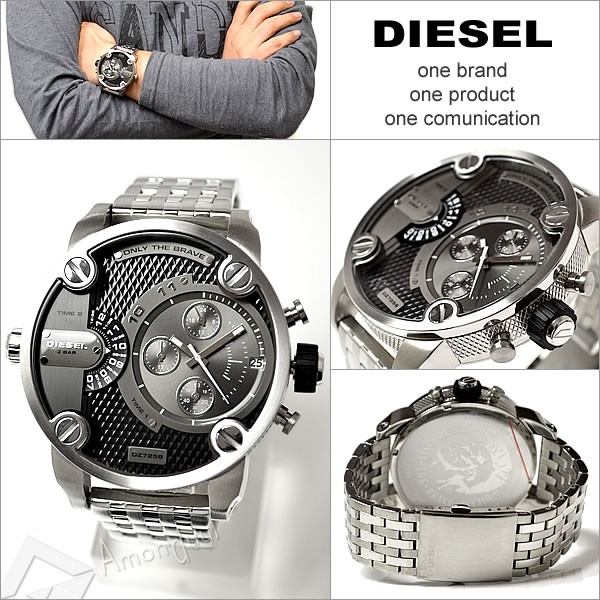 ディーゼル DIESEL デュアルタイム クロノグラフ腕時計 メンズ DZ7259