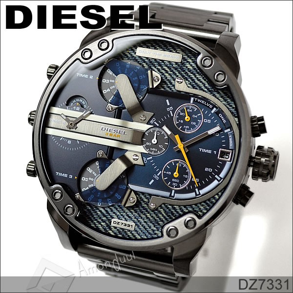 ディーゼル DIESEL デュアルタイム クロノグラフ腕時計 メンズ DZ7331