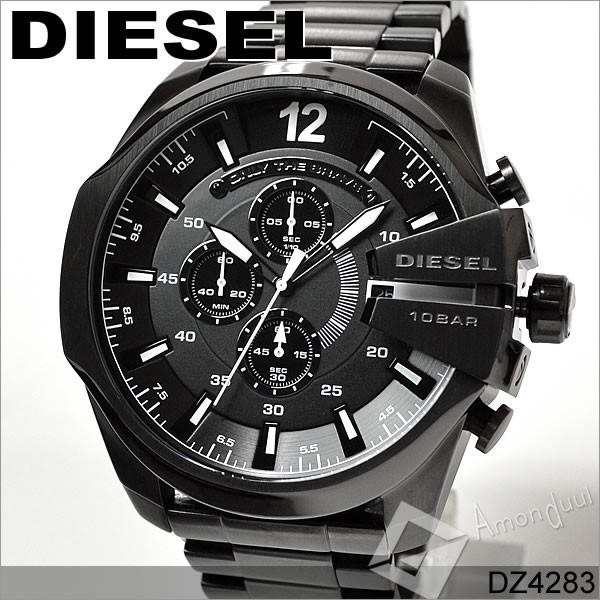 DIESEL ディーゼル メガチーフ クロノグラフ腕時計 メンズ DZ4283