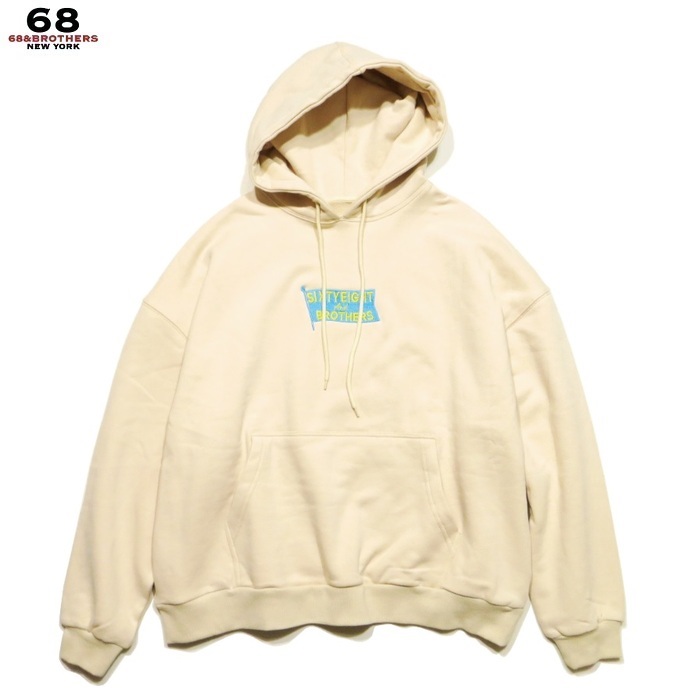 クーポン利用で2750円&送料無料 68&BROTHERS BS_Hood Sweat 