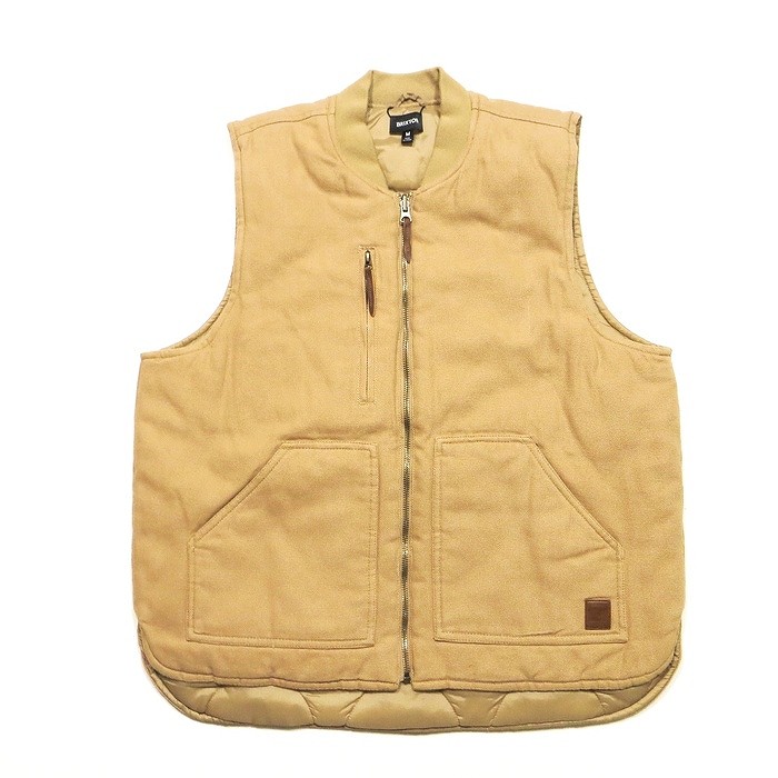 BRIXTON ブリクストン アウター ベスト ABRAHAM REVERSIBLE VEST リバーシブルベスト ワークベスト ダック キャンバス  キルティングベスト