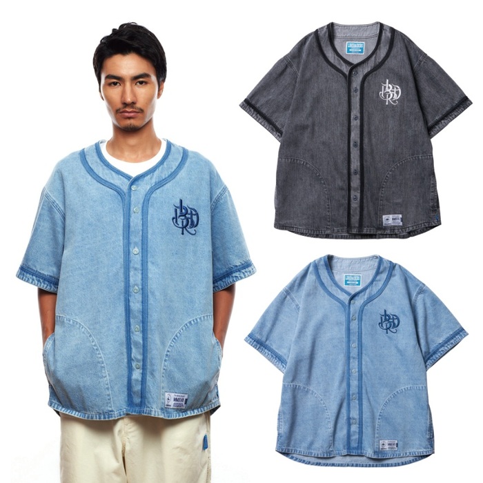 Liberaiders（リベレイダース） トップス シャツ DENIM BASEBALL SHIRT