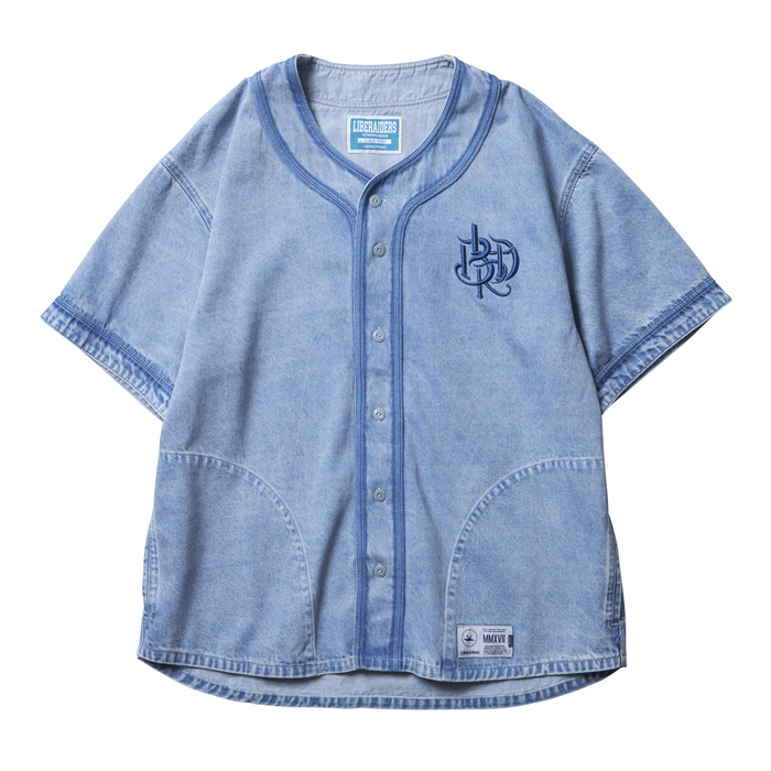 Liberaiders リベレイダース トップス シャツ DENIM BASEBALL