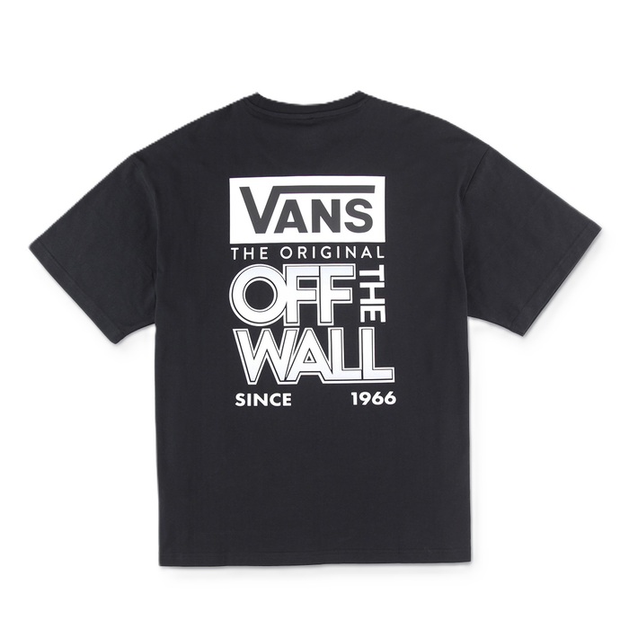 【VANS】バックグラフィック 半袖 Tシャツ ブラック / 送料無料 VANS バンズTシャツ メンズ 半袖 ブラック サンク ユー ショート