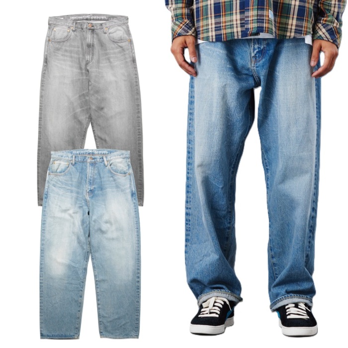 新品未使用 25FW新作 リベレイダース M-47 デニムカーゴ L 34 Liberaiders（リベレイダース） パンツ ボトムス LR LOOSE FIT DENIM