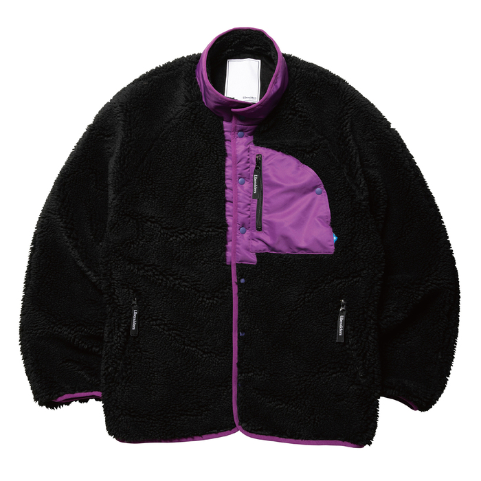 フリース ジップアップジャケット ラベンダー フリース ジップアップジャケット ラベンダー フリース ジップアップ
