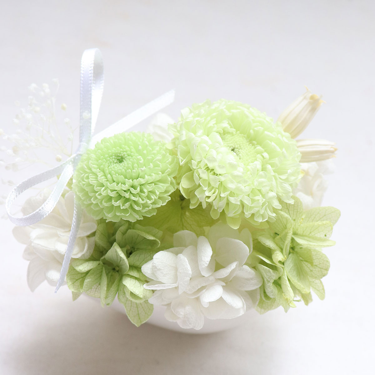初盆 お供え プリザーブドフラワー仏花 ミニ仏壇用 喪中 花 お盆 供花