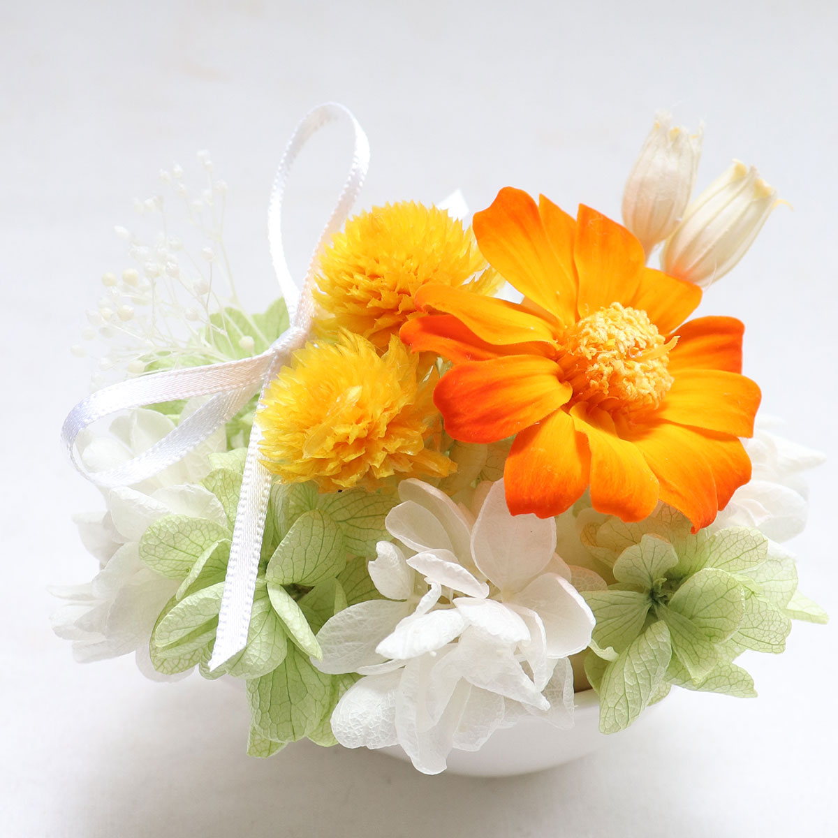 初盆 お供え プリザーブドフラワー仏花 ミニ仏壇用 喪中 花 お盆 供花
