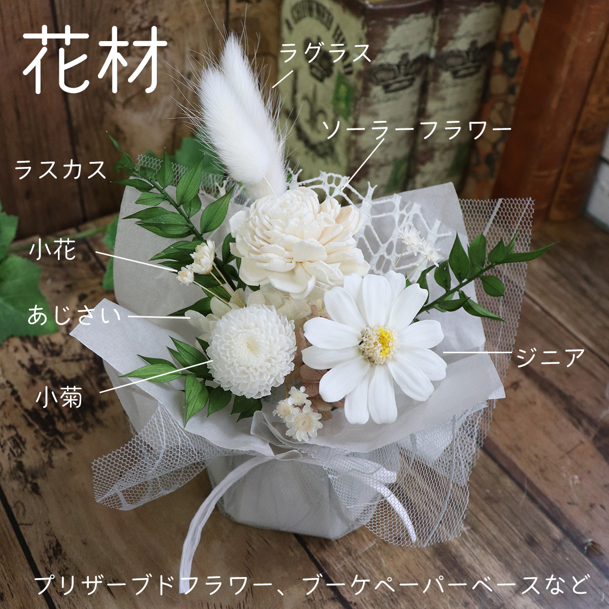 プリザーブドフラワー お供え 贈答品 ろうそく 蝋燭 セット