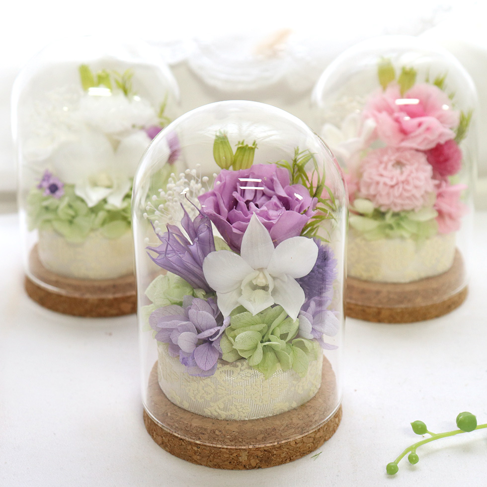 お供え　初盆　喪中見舞い　プリザーブドフラワー　お供え物　お悔やみ