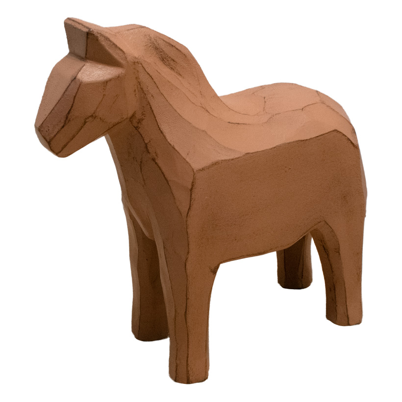 キシマ（KISHIMA） 貯金箱 おしゃれ 動物 ウマ ホース お札 子供 木彫