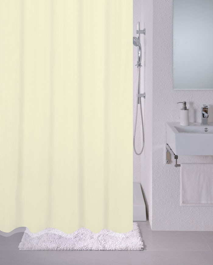シャワーカーテン 浴室や洗面所等の水はねよけカーテン 目隠しカーテン 間仕切りカーテン ●130x150cm ホワイト｜amrie｜02