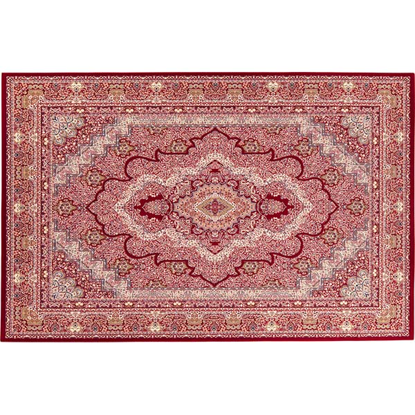 【送料無料】ラグ マット GLOBE IMPORT CARPET COLLECTION ユニバーズ59203/ZQ6-Cレッド 160x235