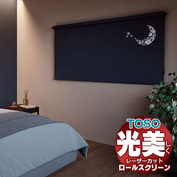 透き通る光が美しい 高級 レーザーカット ロールスクリーン トーソー プレート TR-6198〜TR-6203 TYPE405