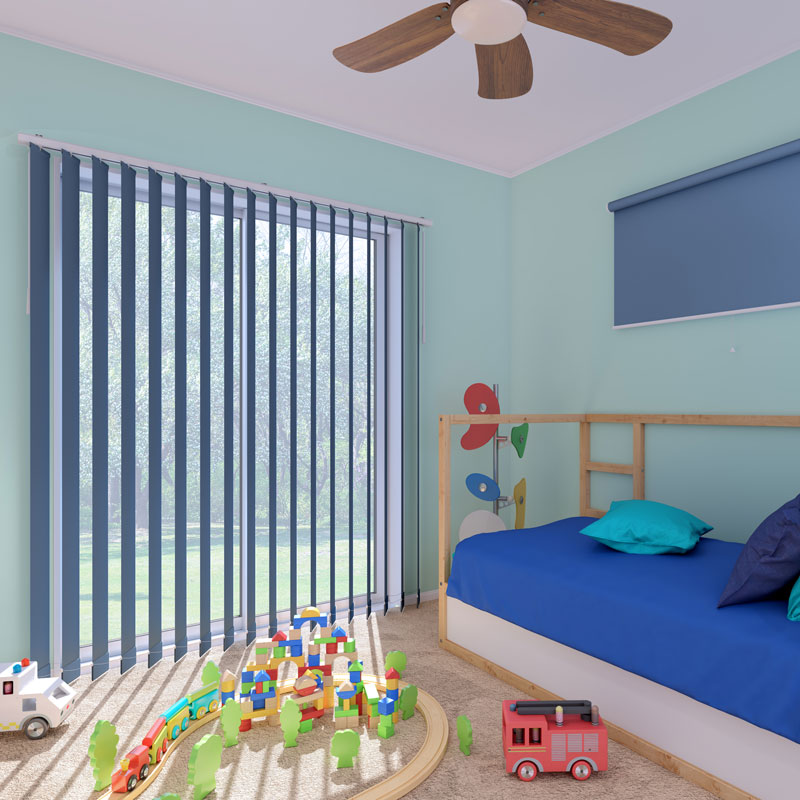 【日本製・2年保証・カーテンレール取付部品付】バーチカルブラインド 立川 タテ型ブラインド 縦型 たて型 ネムロ 遮光２級 | 立川機工 | 15