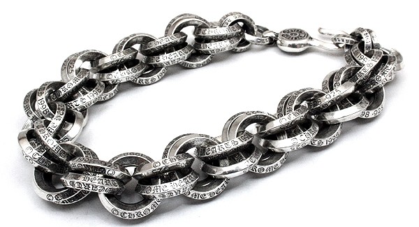 【激レア】購入店証明書付き　クロムハーツChrom hearts ダブルBリング CHROME HEARTS クロムハーツ Chrome Hearts ダブル Bリング
