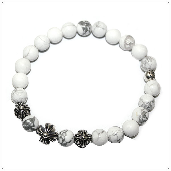 CHROME HEARTS クロムハーツ Chrome Hearts ビーズ 8MM ホワイト