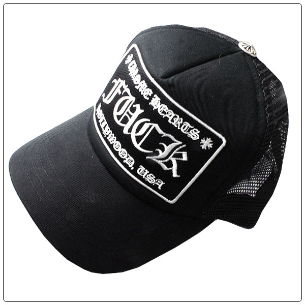 Chrome Hearts トラッカーハット 黒 キャップ CHROME HEARTS 【CHROME HEARTS クロムハーツ アパレル キャップ