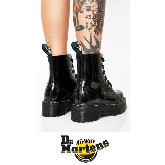 Dr. Martens ドクターマーチン MOLLY RAINBOW PATENT レインボー