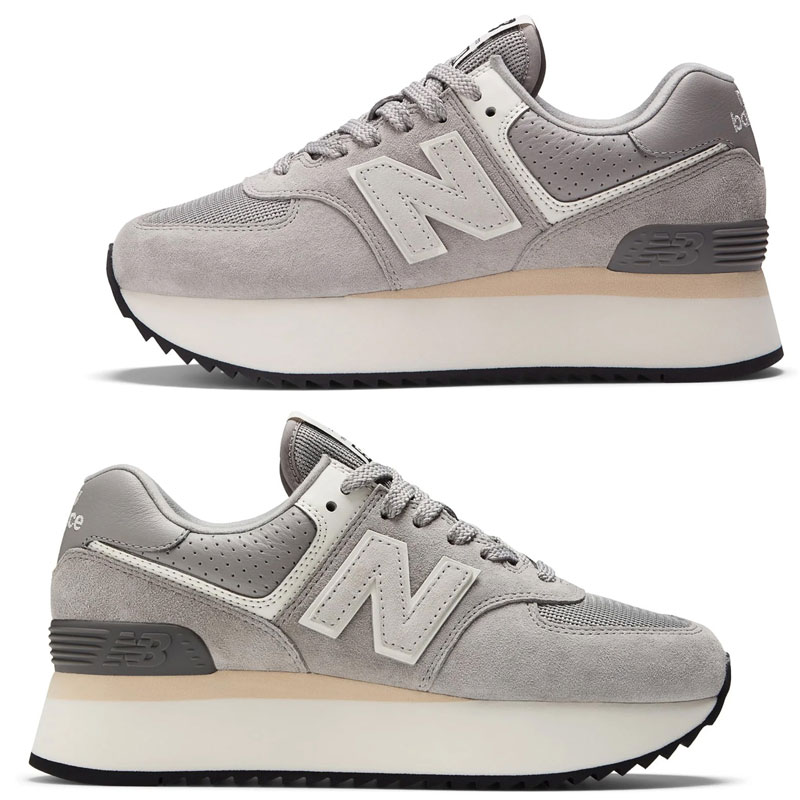 ニューバランス New Balance 574 + プラットフォーム 厚底 スニーカー