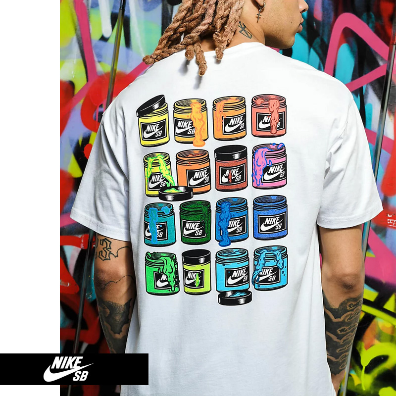 ナイキ エスビー NIKE SB Paint Cans Tee Tシャツ メンズ バック