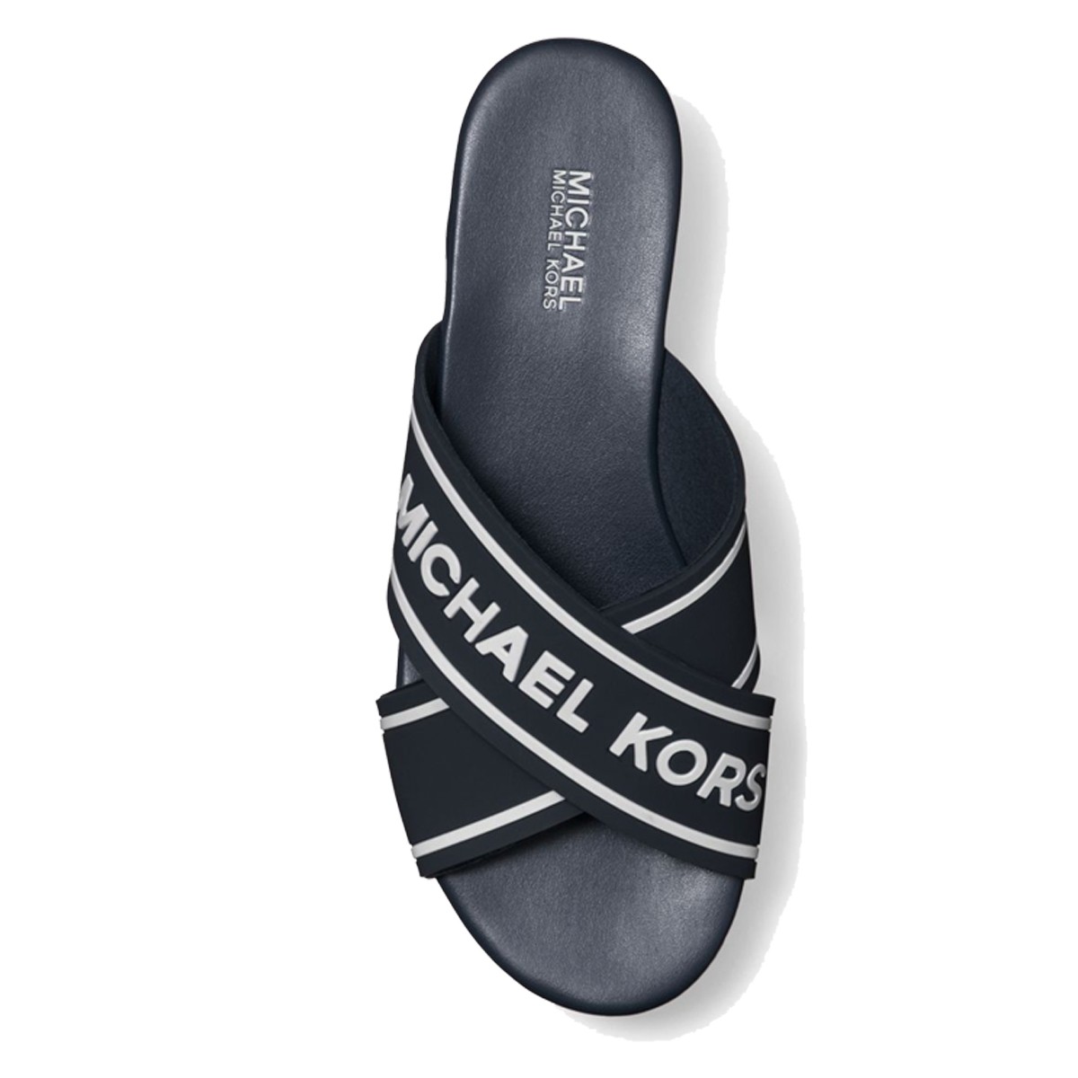値下げ！MICHAEL KORS マイケルコース Demi ロゴ テープ スライド 