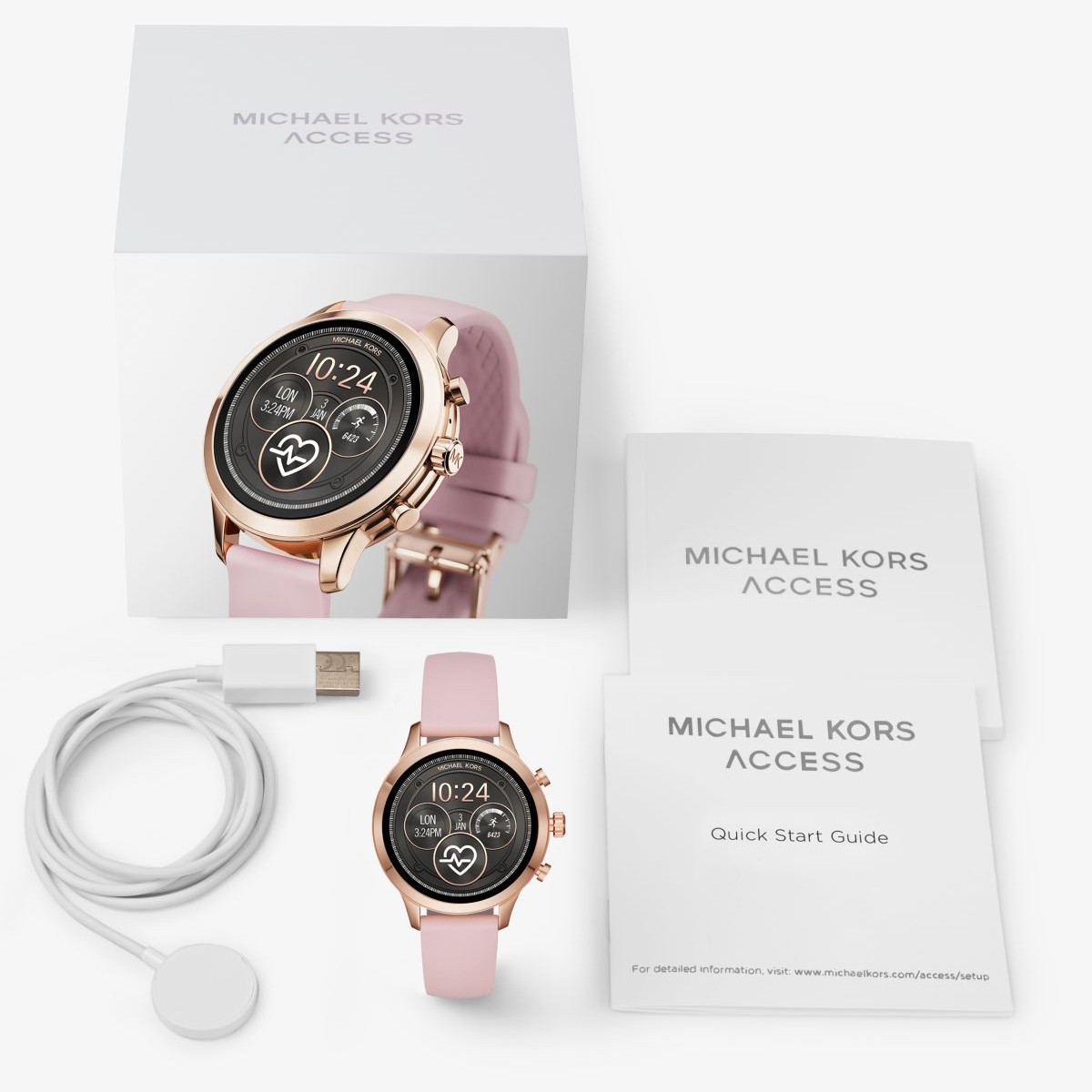 Michael Kors Runway Heart Rate silicone マイケルコース ランウェイ