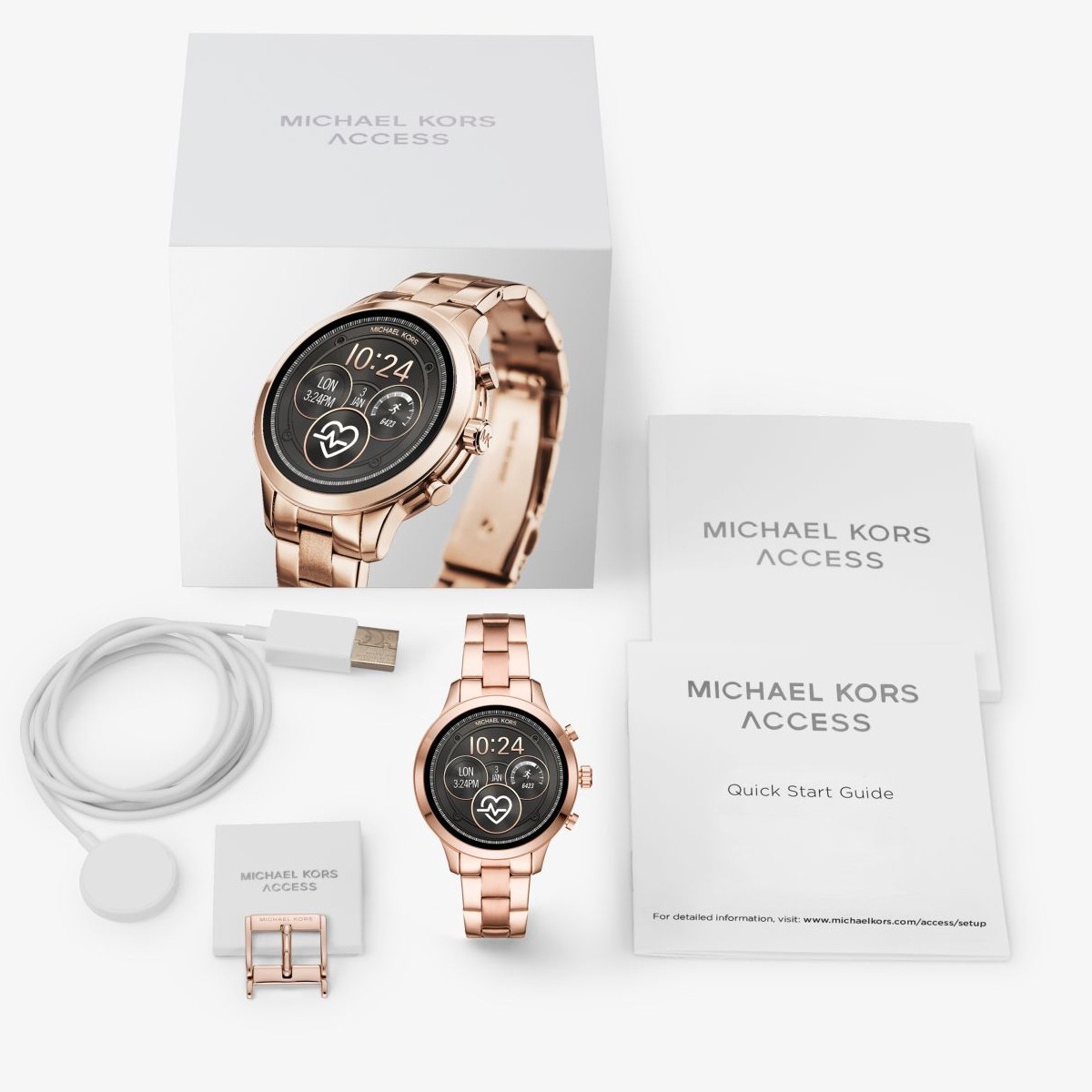 Michael Kors マイケルコース ランウェイ スマートウォッチ ゴールド