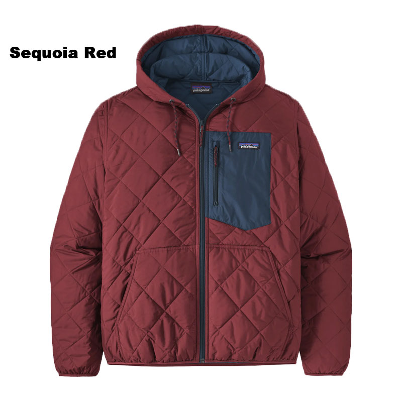 パタゴニア Patagonia Down Diamond Quilted Bomber Hoody メンズ フルジップ フード ジャケット アウター  防風 トップス US正規品 送料込 並行輸入