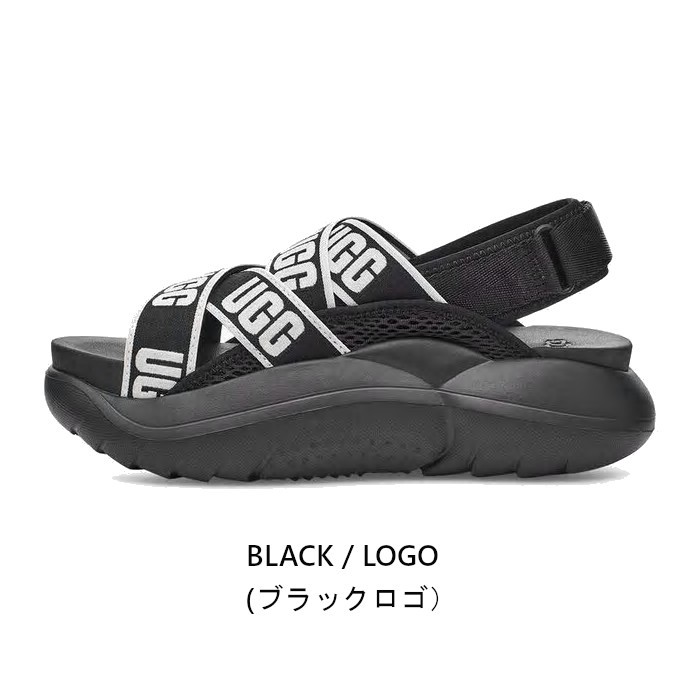 UGG アグ LA Cloud Sandal ロゴ クラウド サンダル ゴム ストラップ