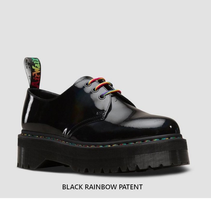 Dr. Martens ドクターマーチン 1461 RAINBOW PATENT PLATFORM