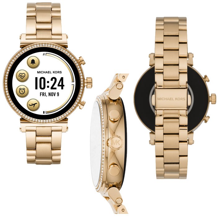 期間限定値下げ！Michael Kors Sofie Heart Rate Pave Smartwatch