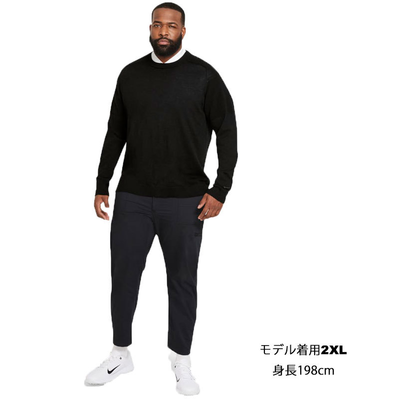 ナイキ Nike gollf Tiger Woods Knit Golf Sweater タイガーウッズ ニット セーター ゴルフ トップス メンズ  CU9782-010 US正規品 送料無料 US直輸入