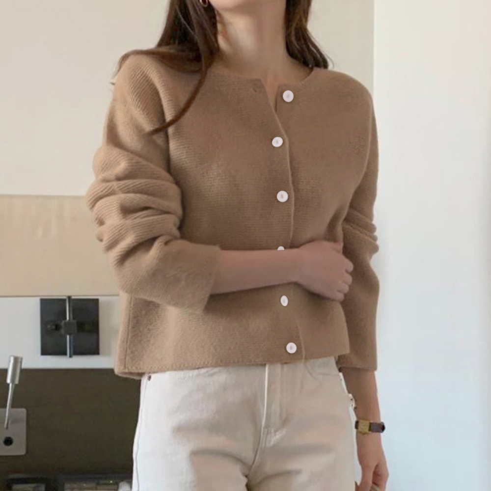 Dewlily ノーカラーカジュアルジャケット レディース 10代 20代 30代