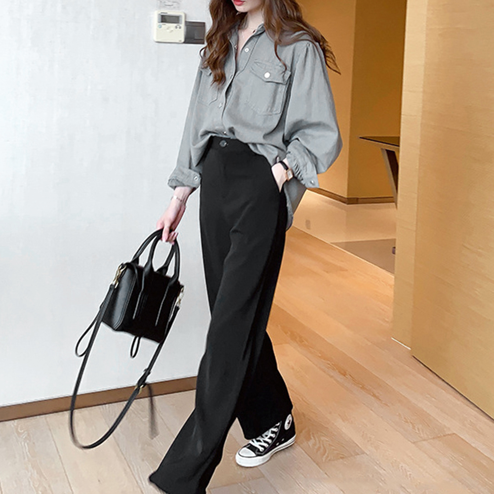 オーバーサイズシャツ ブラウス レディース オフィス カジュアル 10代 20代 30代 韓国ファッション 韓国 春 秋服 夏服 ゆったり 大人 |  | 11