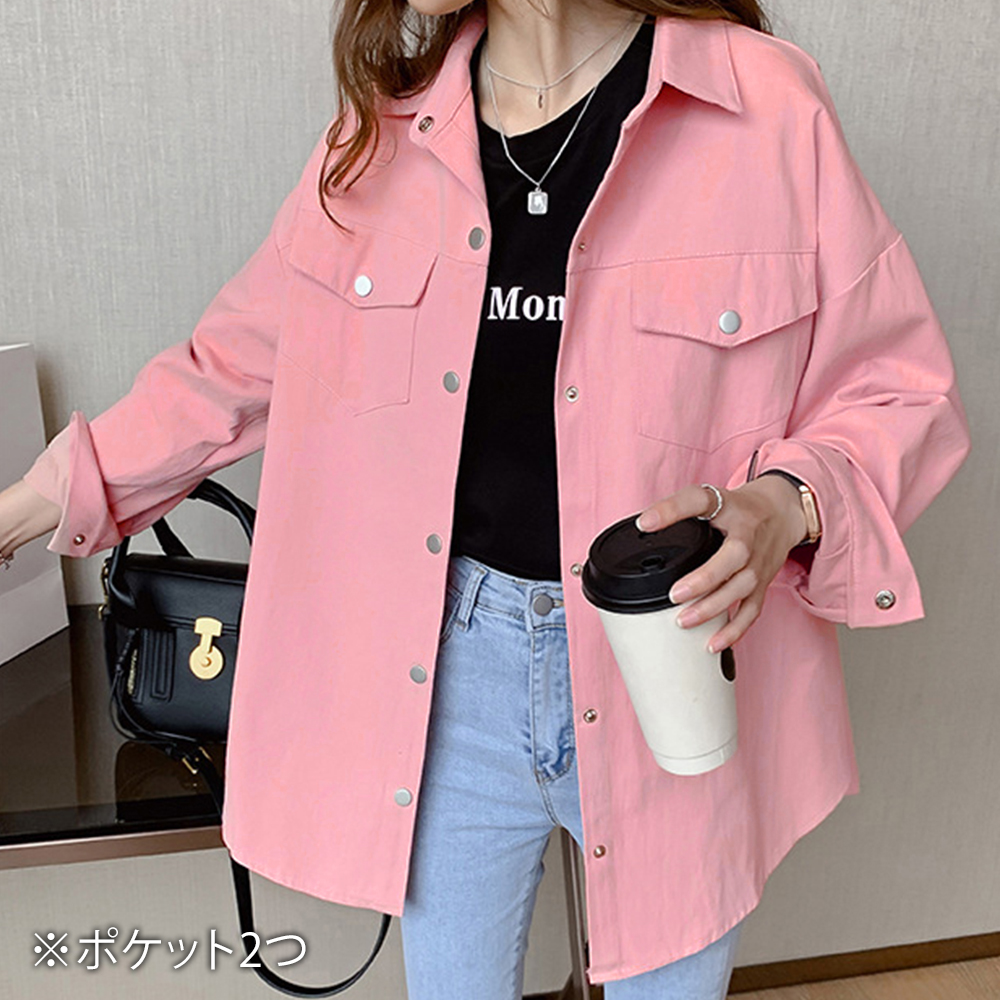 オーバーサイズシャツ ブラウス レディース オフィス カジュアル 10代 20代 30代 韓国ファッション 韓国 春 秋服 夏服 ゆったり 大人 |  | 12
