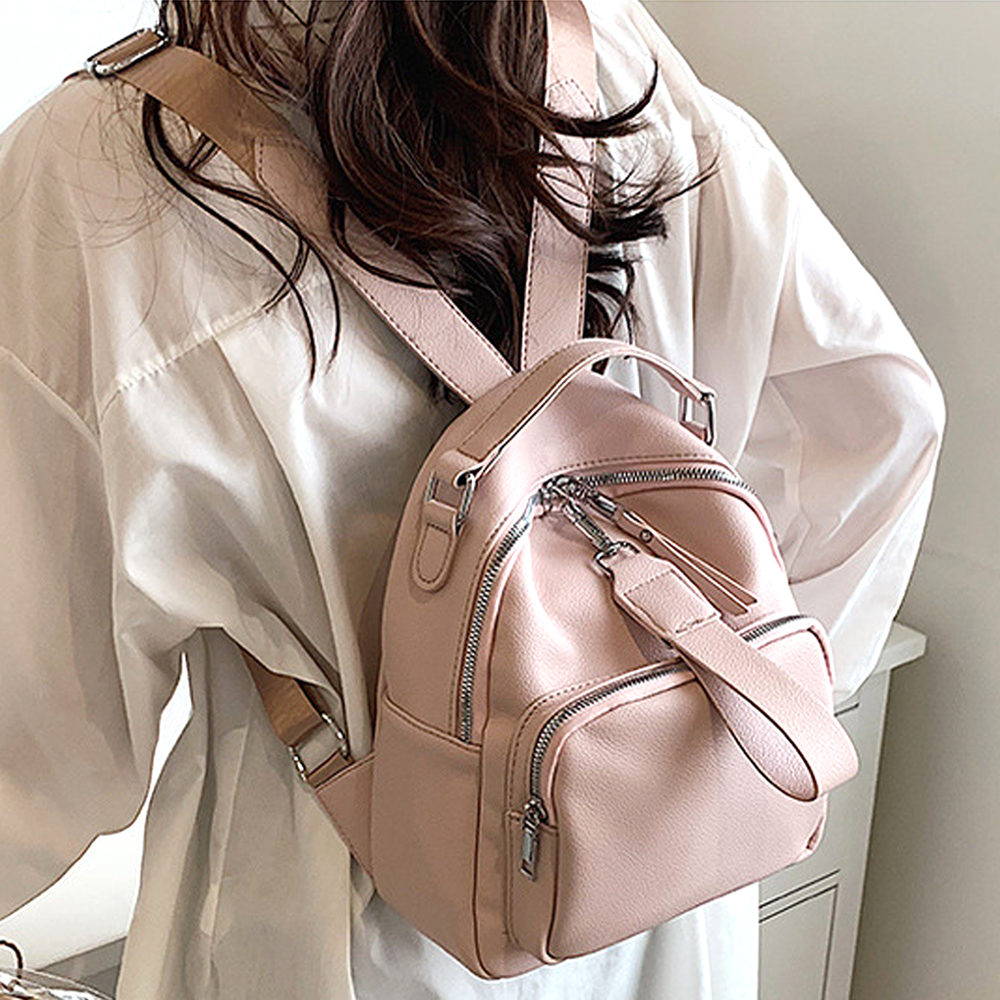 フェイクレザーミニリュック 鞄 レディース 韓国ファッション 10代 20代 30代 オフィスカジュ...