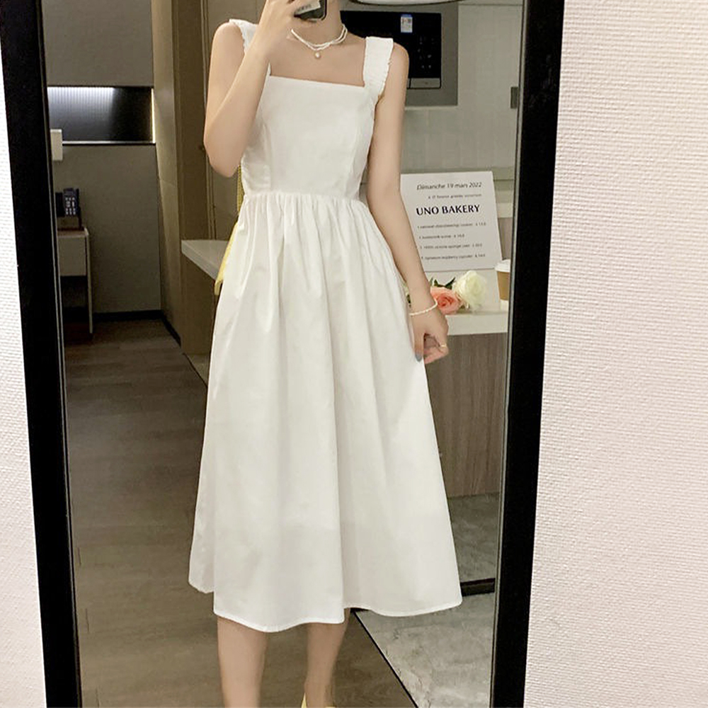 入荷通知 アプリ おすすめ Amulet サスペンダーワンピース レディース ドレス 春 夏服 韓国 スーツ・フォーマル・ドレス