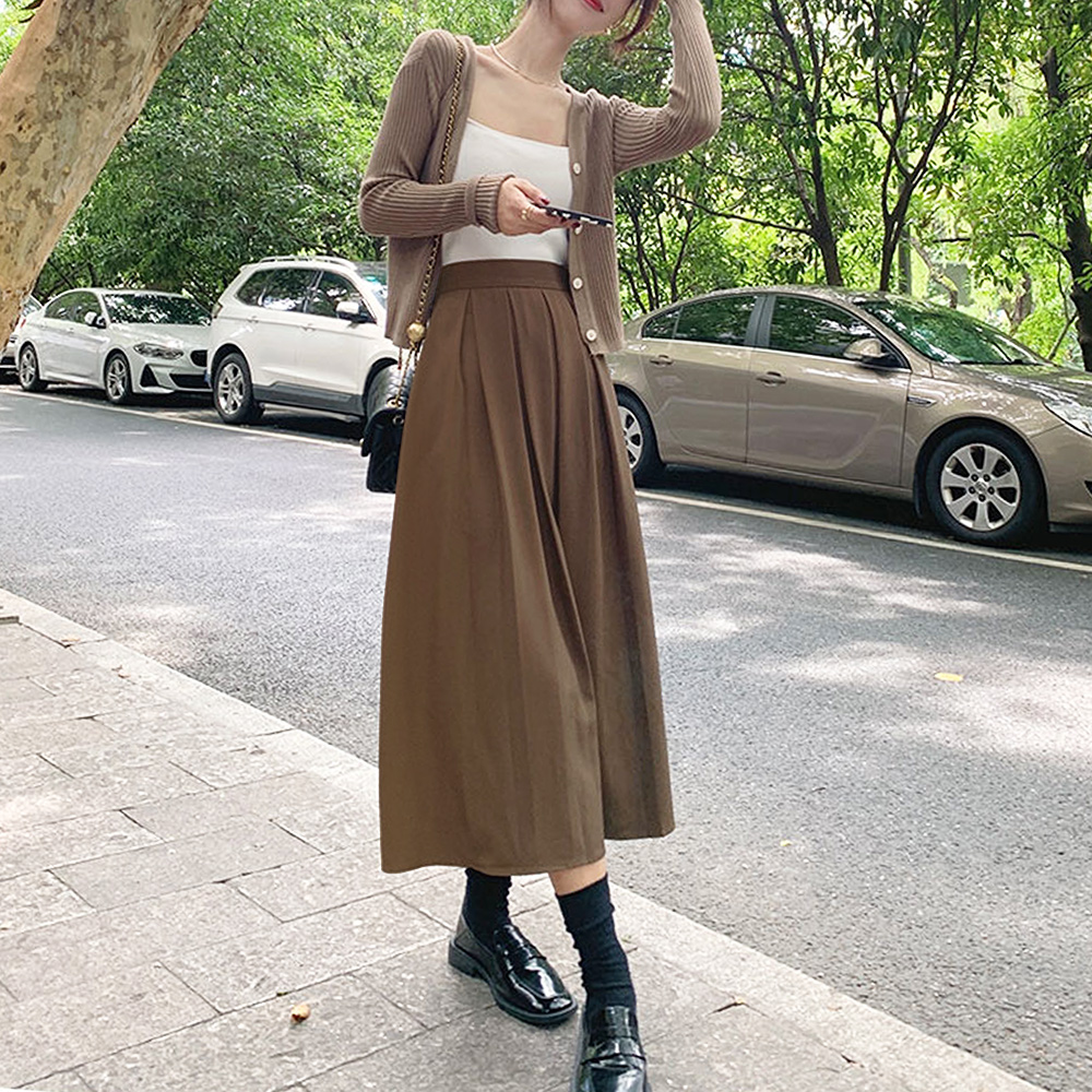 Amulet プリーツロングスカート レディース ボトムス 春 夏服