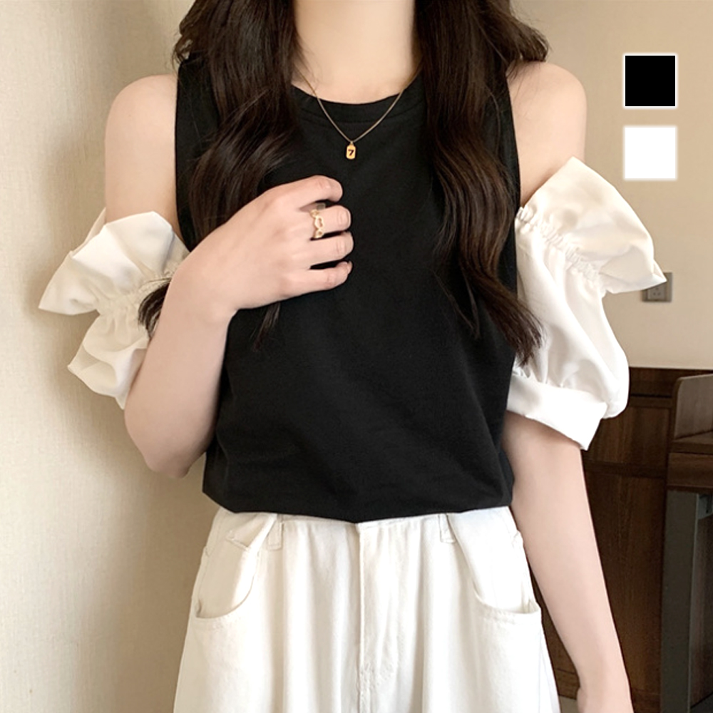Amulet（アミュレット） オープンショルダーブラウス 春 夏服 秋 韓国