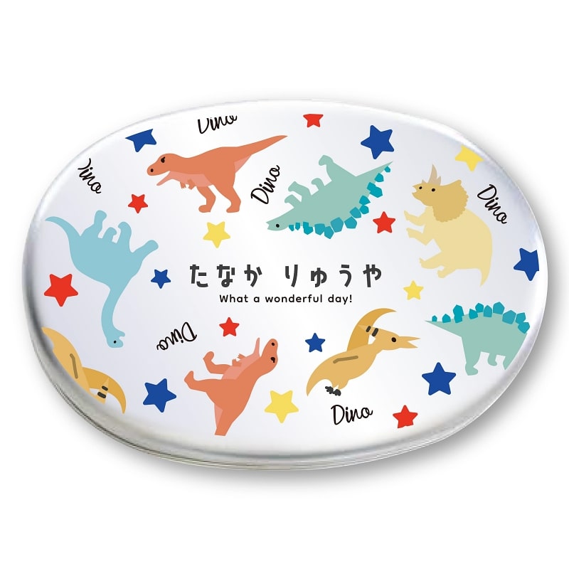 名入れ お弁当箱 ラッピング無料 恐竜 きょうりゅう 子供 アルミ 弁当