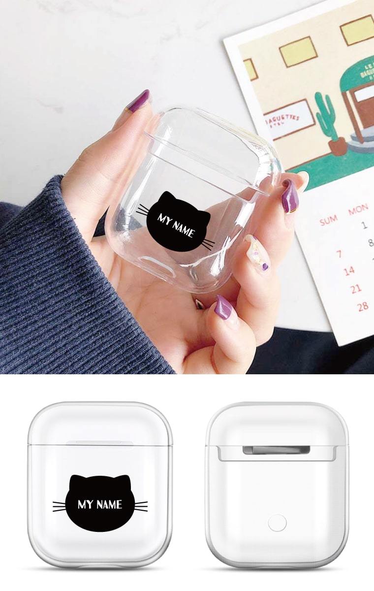 名入れ AirPods Pro 3 ケース AirPods5 AirPods4 カバー 猫 ねこ ネコ