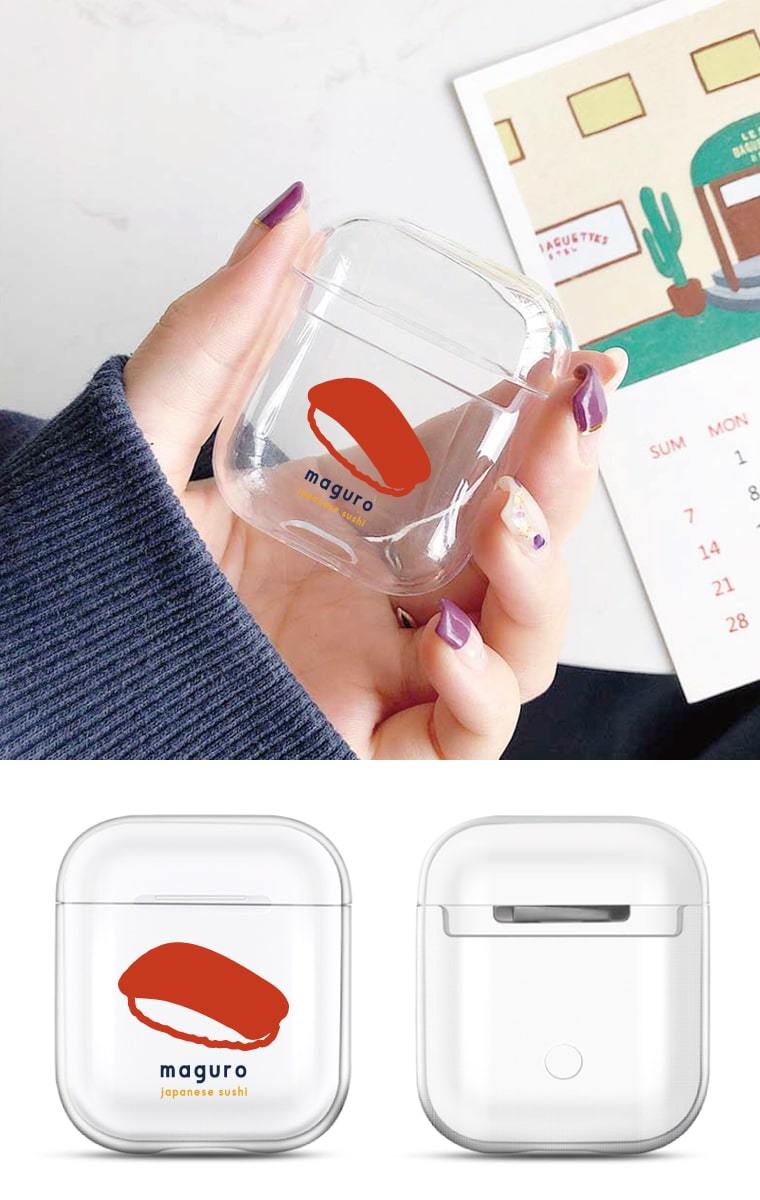 Apple AirPods4 お寿司さん AirPods Pro 3 ケース 4 カバー 2 エアーポッズ アクセサリー 透明