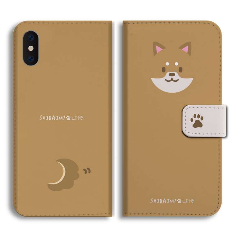 iPhone iPhone17 ケース スマホケース 手帳型 柴犬 黒柴 白柴 ワン