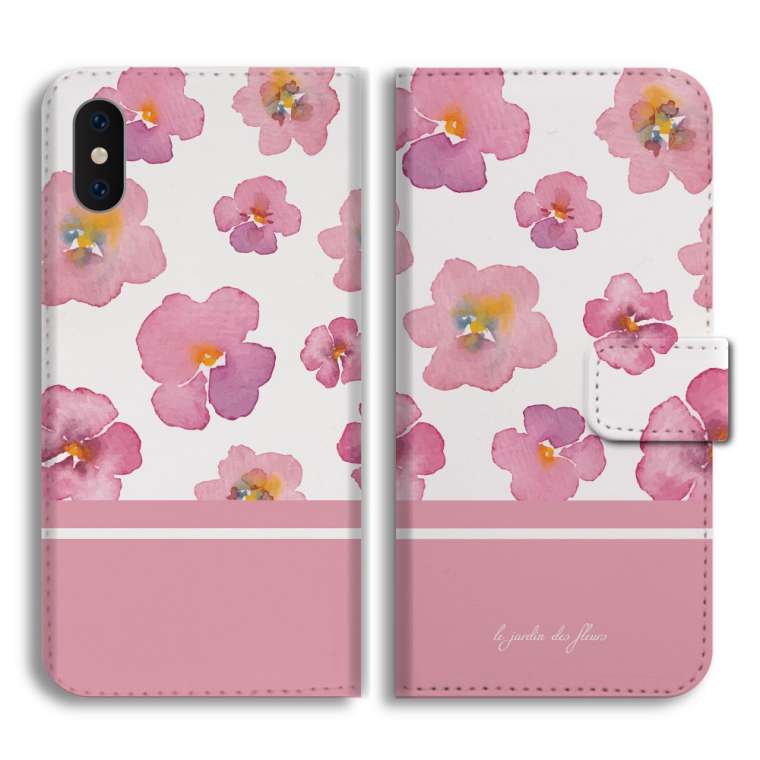 スマホケース 手帳型 全機種対応 花柄 花 iPhone17e Google Pixel10a