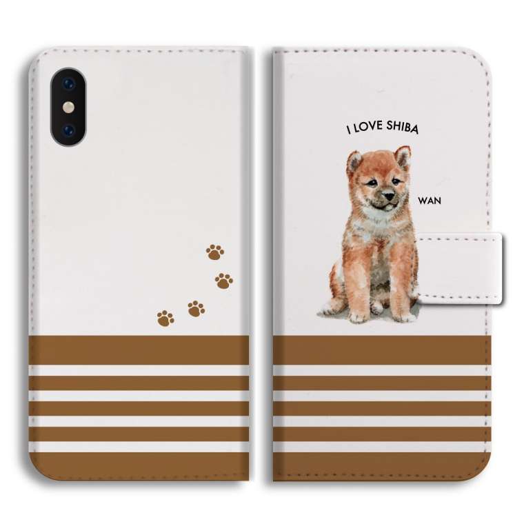 iPhone iPhone17 ケース スマホケース 手帳型 柴犬 黒柴 犬 ワンちゃん
