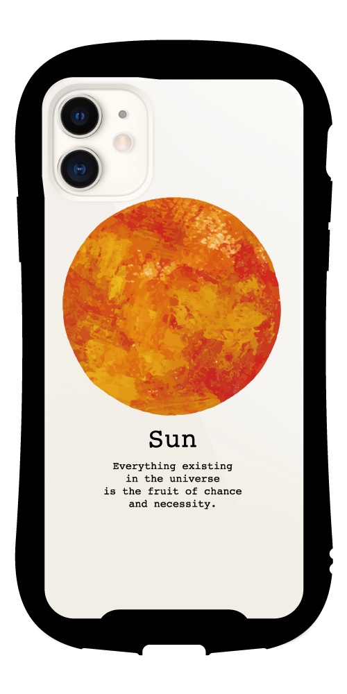 iPhone17e ケース 宇宙 太陽 地球 土星 グリップケース Reflection