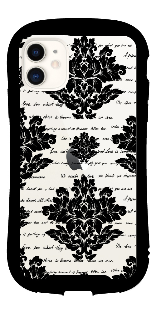 ロゼミューズ Rosé Muse iPhone15 pro ケース ブラック quilting iPhone case with lip case – BUNNY APARTMENT