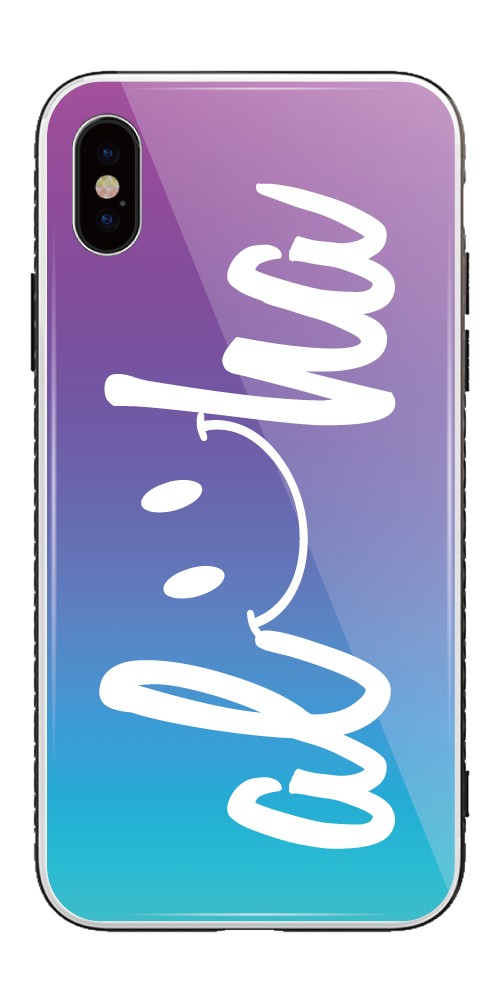 iPhone iPhone17 iPhone17e ケース ガラス ニコちゃん グラデーション