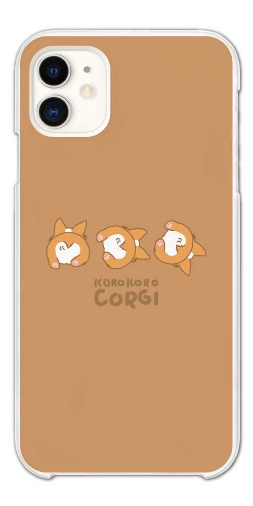 エバゴス スマホケース レモンチャーム クリア 茶色 エバゴス スマホケース レモンチャーム クリア 茶色